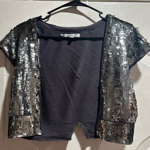 Jennifer Lopez Sequins Bolero Jacket